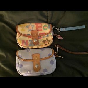 Old school Dooney & Bourke wrist bags